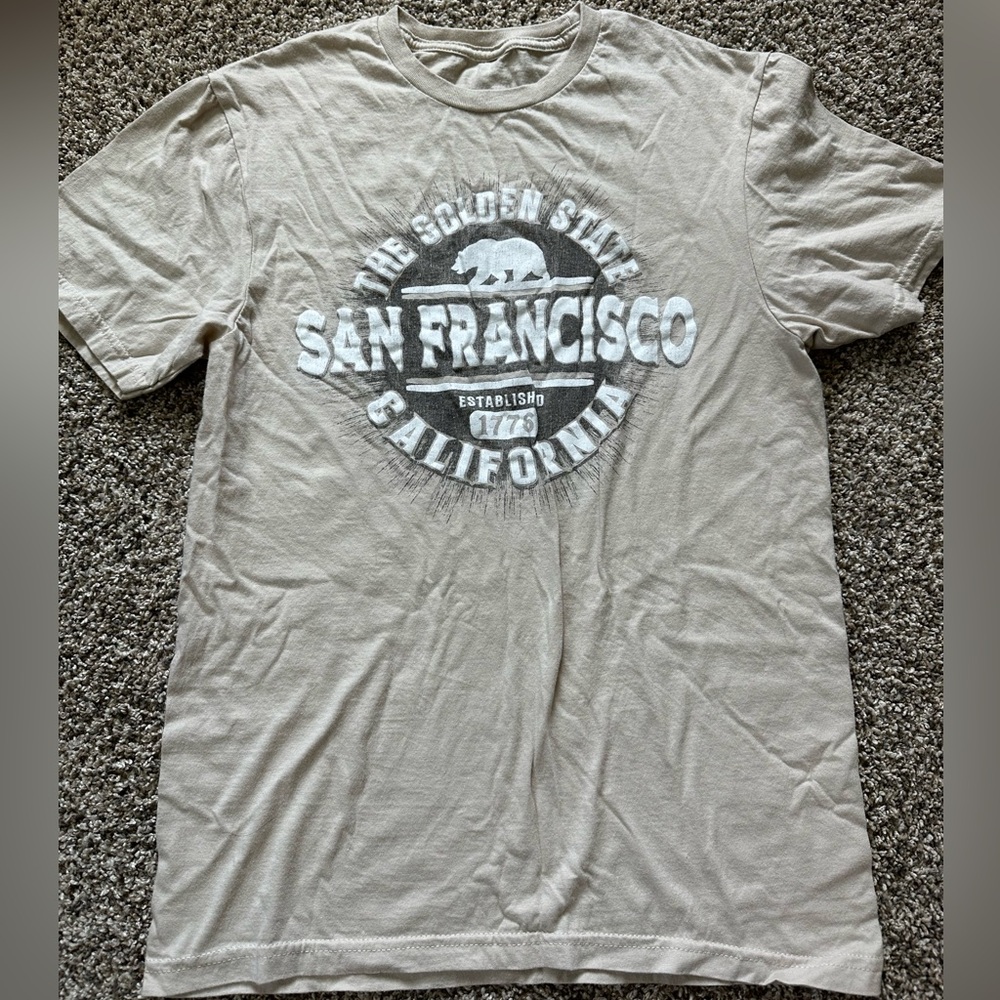San Francisco Graphic Short Sleeve Tee - Beige